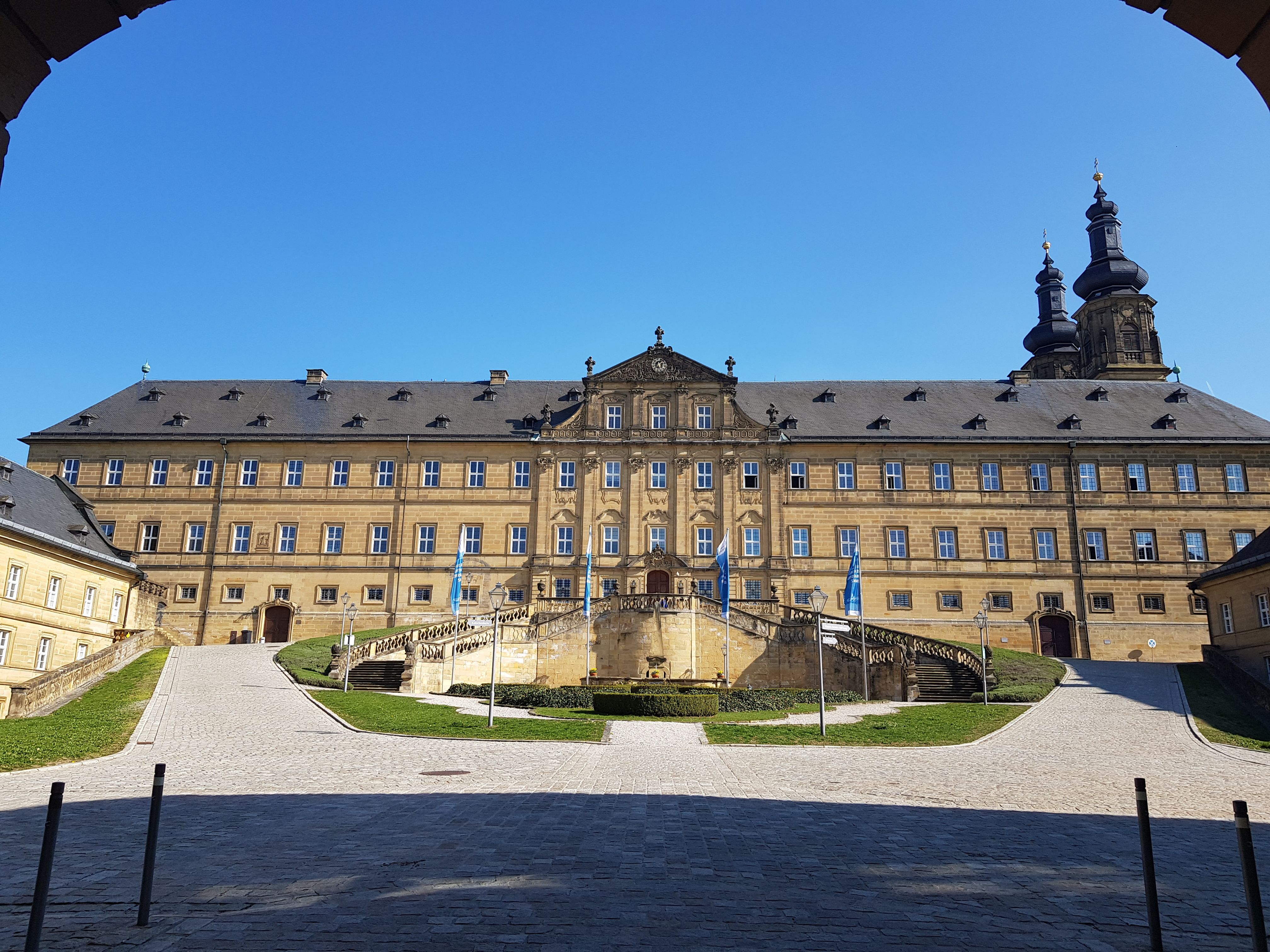 Innenhof von Kloster Banz - Quelle: Christina Düll